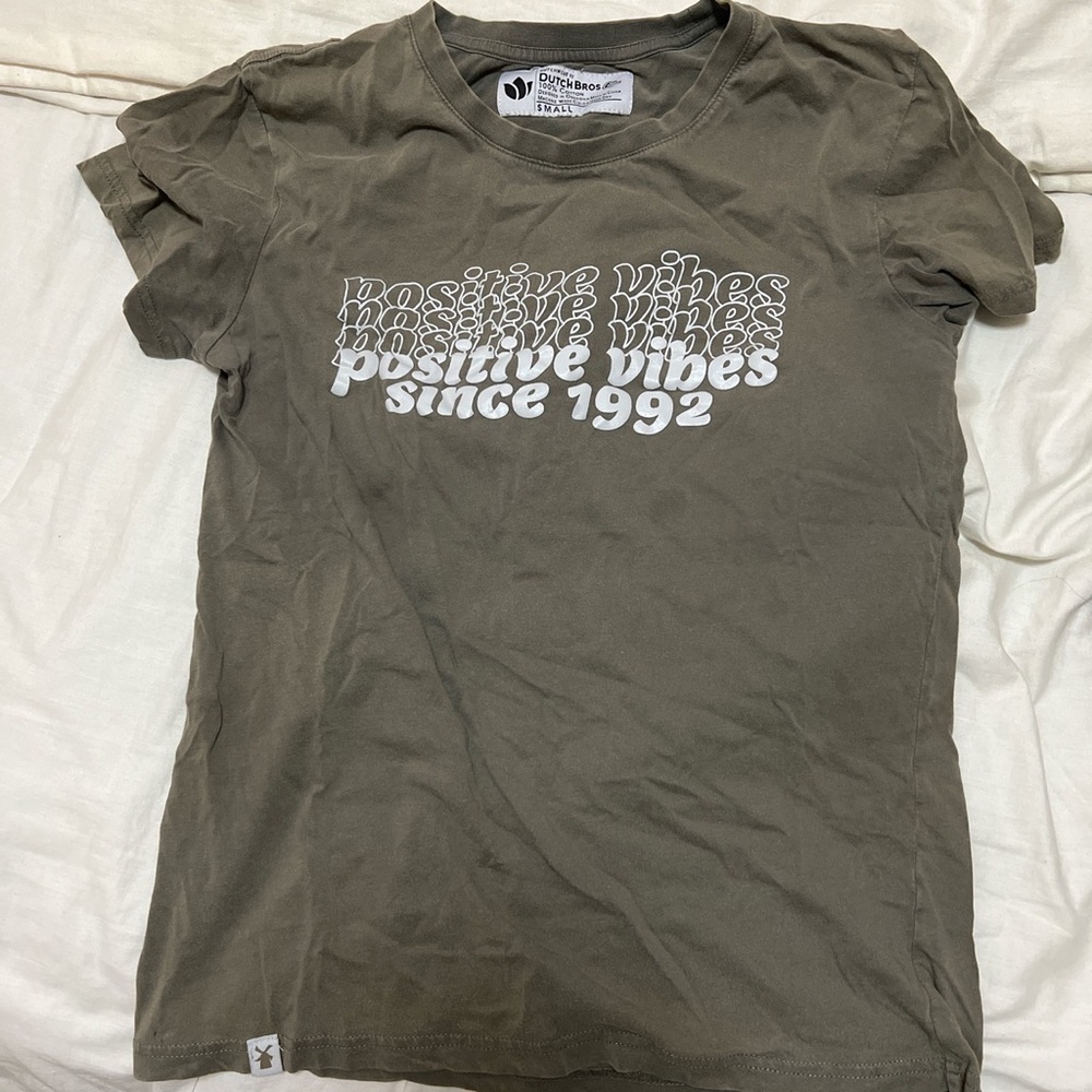 dutch bros OG green shirt